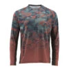 Simms Challenger Solar Tech Jersey -Karl's Fishing & Outdoors 12896 616 challenger solar tech jersey hex flo camo rusty red s20 hires