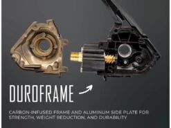 Googan Squad Gold Series Spinning Reel & Finesse Rod Bundle -Karl's Fishing & Outdoors 220929 googan squad gold spinning reel features duroframe 1 1