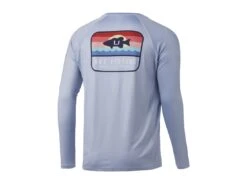 HUK Sunset Bass Pursuit Long Sleeve Shirt -Karl's Fishing & Outdoors 51 10 huk 10003cm resized1