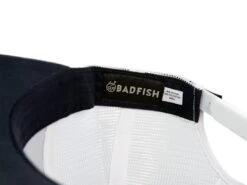 Badfish Custom Parts Trucker Hat 9 Badfish Custom Parts Trucker Hat -Karl's Fishing & Outdoors badfish motor hat inside detail