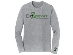 BioSpawn Long Sleeve Shirt -Karl's Fishing & Outdoors bsp longsleeve grey webv1