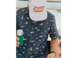 Badfish Cuttyhunk Short Sleeve Button Up Shirt 8 Badfish Cuttyhunk Short Sleeve Button Up Shirt -Karl's Fishing & Outdoors cuttyhunk lifestyle 2