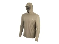 DUX Featherlight Performance Hoodie -Karl's Fishing & Outdoors dux olive featherlightperformancehoodie angle 51 01 dux 10000o