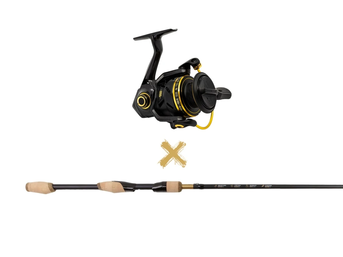 Googan Squad Gold Series Go-To Rod & Spinning Reel Bundle 3 Googan Squad Gold Series Go-To Rod & Spinning Reel Bundle