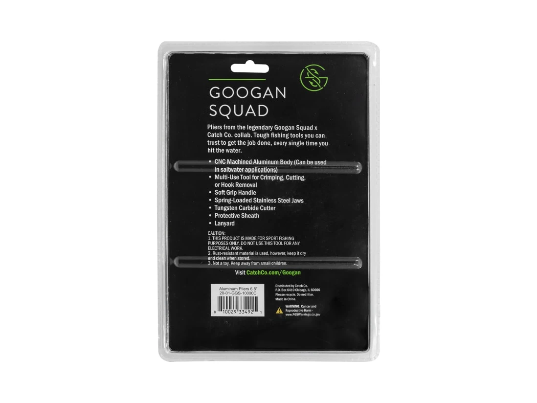 Googan Squad Aluminum Pliers 5 Googan Squad Aluminum Pliers - Image 3