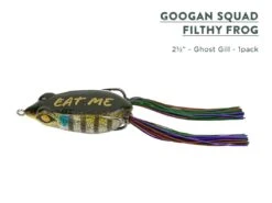 Googan Squad Filthy Frog Savings Bundle 13 Googan Squad Filthy Frog Savings Bundle -Karl's Fishing & Outdoors googansquad filthyfrog savingsbundle ghostgill