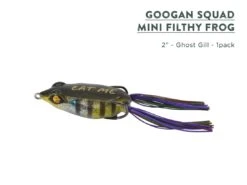 Googan Squad Filthy Frog Savings Bundle 17 Googan Squad Filthy Frog Savings Bundle -Karl's Fishing & Outdoors googansquad minifilthyfrog savingsbundle ghostgill