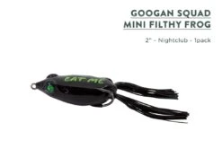 Googan Squad Filthy Frog Savings Bundle 18 Googan Squad Filthy Frog Savings Bundle -Karl's Fishing & Outdoors googansquad minifilthyfrog savingsbundle nightclub