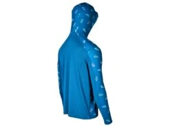 Googan Squad Hooded Long-Sleeve W/ Sleeve Print -Karl's Fishing & Outdoors googansquad tossedjighoodedl s blue back 51 10 hoo 10010l