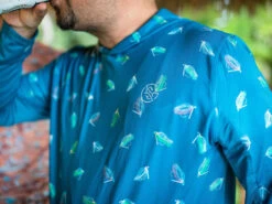 Googan Squad Hooded Long-Sleeve W/ Sleeve Print -Karl's Fishing & Outdoors googansquad tossedjighoodedl s blue lifestyle 51 10 hoo 10010l