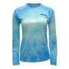 Hook & Tackle Scaly Women's Long Sleeve Shirt -Karl's Fishing & Outdoors hookandtackle womens scaly drycool shirt aquamarine 5