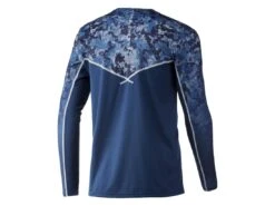 HUK Icon X Tide Change Fade Long Sleeve Shirt -Karl's Fishing & Outdoors huk atlantic iconxtidechangefadels back 51 10 huk 10002a