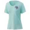 HUK Women's V-Neck -Karl's Fishing & Outdoors huk beachglassheather womensbigmouthvneck 51 01 huk 10004c