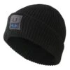 HUK HUK'D Up Knit Beanie -Karl's Fishing & Outdoors huk black hukdupknitbeanie front 50 25 huk 10007a