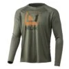 HUK Reflection Pursuit Long Sleeve Shirt 2 HUK Reflection Pursuit Long Sleeve Shirt -Karl's Fishing & Outdoors huk moss reflectionpursuitls front 51 10 huk 10011m