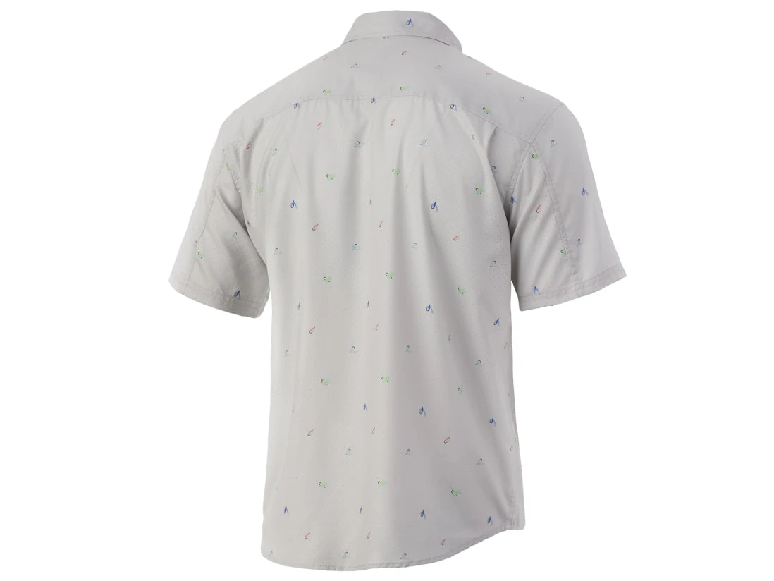 HUK Fly Hooks Teaser Short Sleeve Shirt 4 HUK Fly Hooks Teaser Short Sleeve Shirt - Image 2