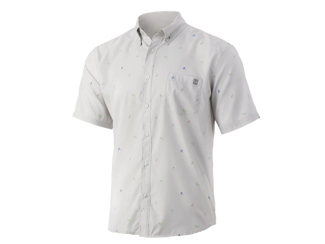 HUK Fly Hooks Teaser Short Sleeve Shirt 3 HUK Fly Hooks Teaser Short Sleeve Shirt
