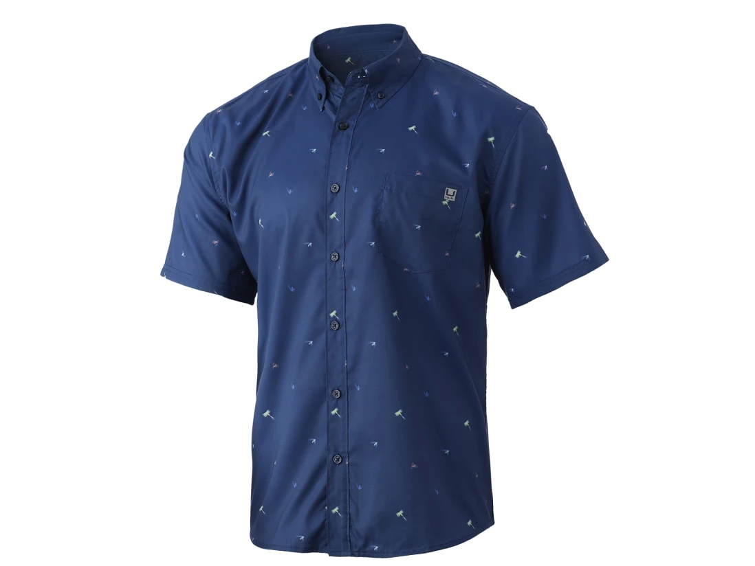 HUK Fly Hooks Teaser Short Sleeve Shirt 5 HUK Fly Hooks Teaser Short Sleeve Shirt - Image 3