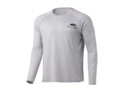 HUK Sunset Bass Pursuit Long Sleeve Shirt -Karl's Fishing & Outdoors huk sunsetbasspursuitls oyster front 51 10 huk 10003 resized