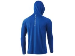 HUK Vented Pursuit Hoodie 7 HUK Vented Pursuit Hoodie -Karl's Fishing & Outdoors huk ventedpursuithoodie hukblue back 51 99 huk 10004