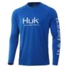 HUK Vented Pursuit Long Sleeve Shirt 1 HUK Vented Pursuit Long Sleeve Shirt -Karl's Fishing & Outdoors huk ventedpursuitls hukblue front 51 10 huk 10004
