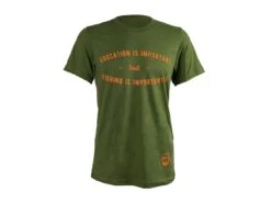 Education T-shirt 8 Education T-shirt -Karl's Fishing & Outdoors karls olive educationtshirt front 50 01 krl 10002