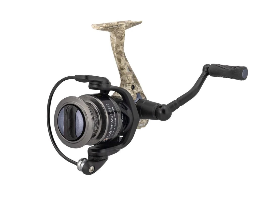 Lews American Hero Camo Spinning Reel 4 Lews American Hero Camo Spinning Reel - Image 2