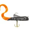 Musky Innovations Spring Bull Dawg -Karl's Fishing & Outdoors muskyinnovations blackorange springdawgs 10 35 mky 10004a 1
