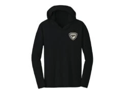 Favorite Fishing Simmer Tri-Blend Hoodie -Karl's Fishing & Outdoors simmer walleye blk frt