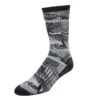 Simms Merino Midweight Hiker Sock 1 Simms Merino Midweight Hiker Sock -Karl's Fishing & Outdoors simms merinomidweighthikersock hexflocamocarbon front 51 99 sim 10001h 3