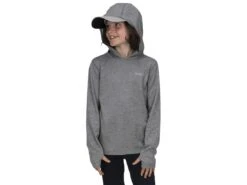 Simms Kids Bugstopper® Hoody 17 Simms Kids Bugstopper® Hoody -Karl's Fishing & Outdoors simms steelheather kidsbugstopperhoody modelhood 50 99 sim 100010shs